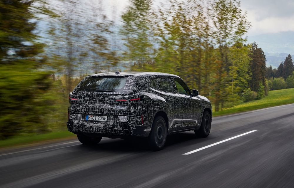 Imagini cu viitorul BMW XM din timpul testelor dinamice: V8 + motor electric, 650 CP - Poza 6