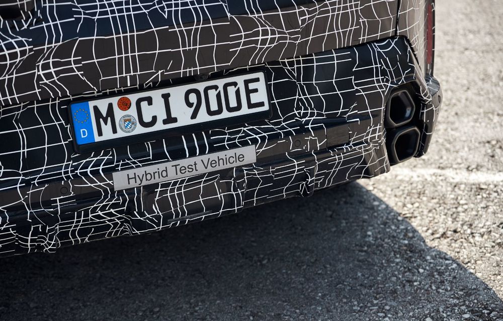 Imagini cu viitorul BMW XM din timpul testelor dinamice: V8 + motor electric, 650 CP - Poza 9