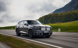 Imagini cu viitorul BMW XM din timpul testelor dinamice: V8 + motor electric, 650 CP