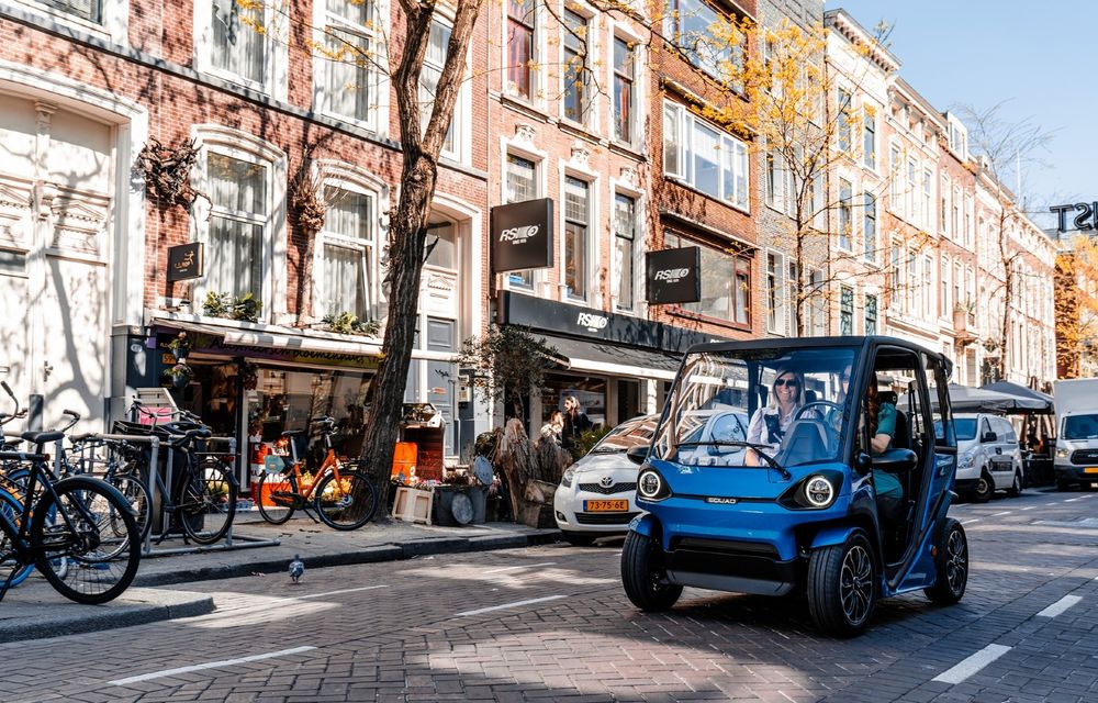 Faceți cunoștință cu Squad, o mașină electrică de oraș cu plafon solar - Poza 49