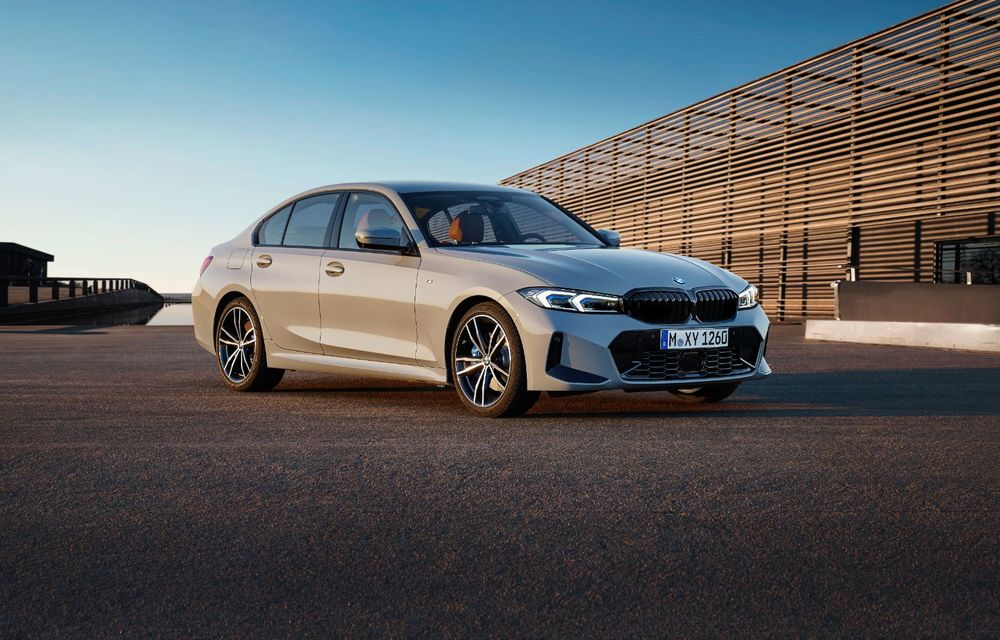 BMW Seria 3 facelift: modficări subtile de design și ecran curbat pentru interior - Poza 4