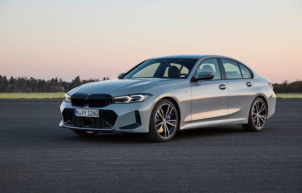 BMW Seria 3 facelift: modficări subtile de design și ecran curbat pentru interior - Poza 5