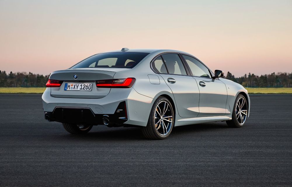BMW Seria 3 facelift: modficări subtile de design și ecran curbat pentru interior - Poza 9