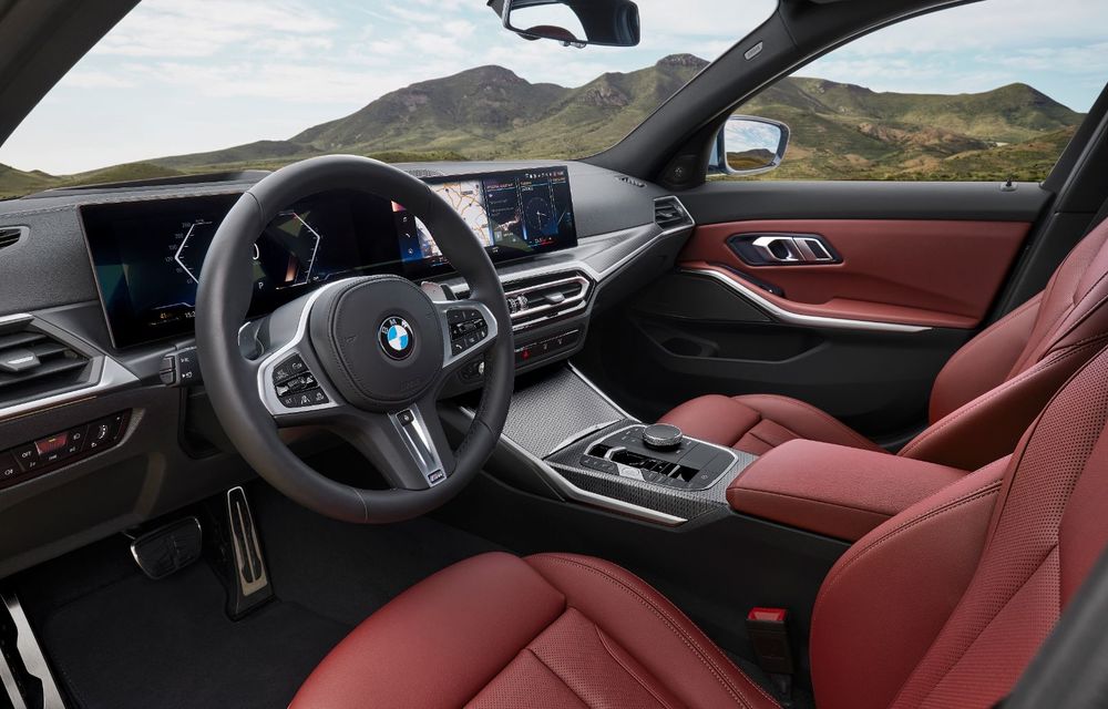 BMW Seria 3 facelift: modficări subtile de design și ecran curbat pentru interior - Poza 13