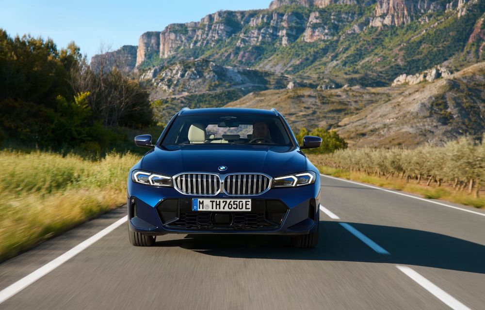 BMW Seria 3 facelift: modficări subtile de design și ecran curbat pentru interior - Poza 20