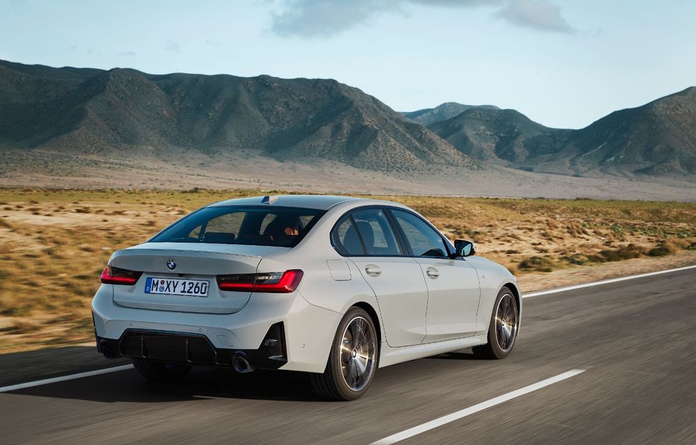 BMW Seria 3 facelift: modficări subtile de design și ecran curbat pentru interior - Poza 7