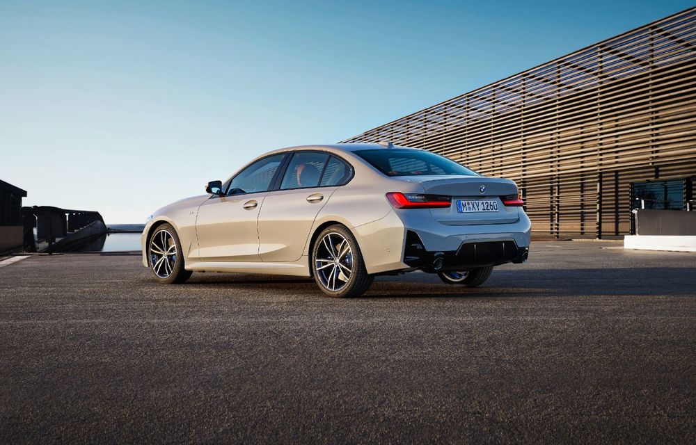 BMW Seria 3 facelift: modficări subtile de design și ecran curbat pentru interior - Poza 8