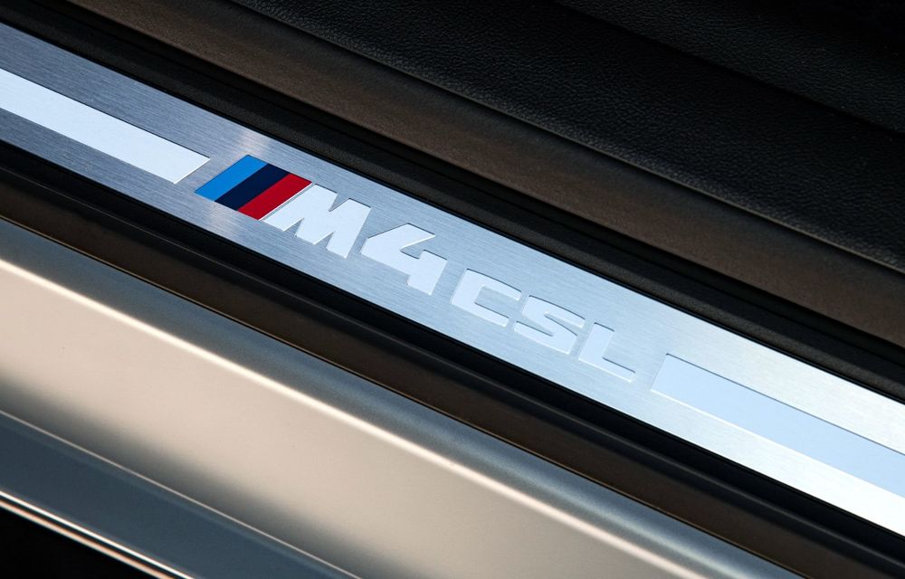 BMW prezintă noul M4 CSL: 550 CP și producție limitată la 1.000 de exemplare - Poza 39