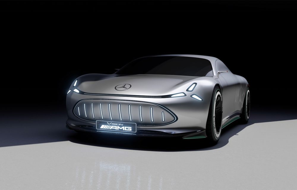 Mercedes Vision AMG, un concept care anunță un viitor rival electric pentru Porsche Taycan - Poza 12