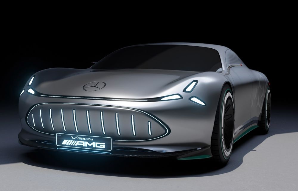 Mercedes Vision AMG, un concept care anunță un viitor rival electric pentru Porsche Taycan - Poza 16