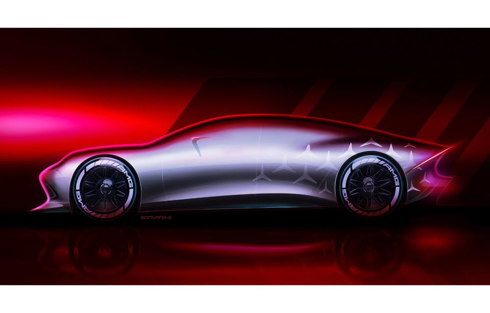 Mercedes Vision AMG, un concept care anunță un viitor rival electric pentru Porsche Taycan - Poza 19