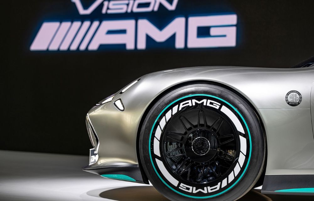 Mercedes Vision AMG, un concept care anunță un viitor rival electric pentru Porsche Taycan - Poza 24