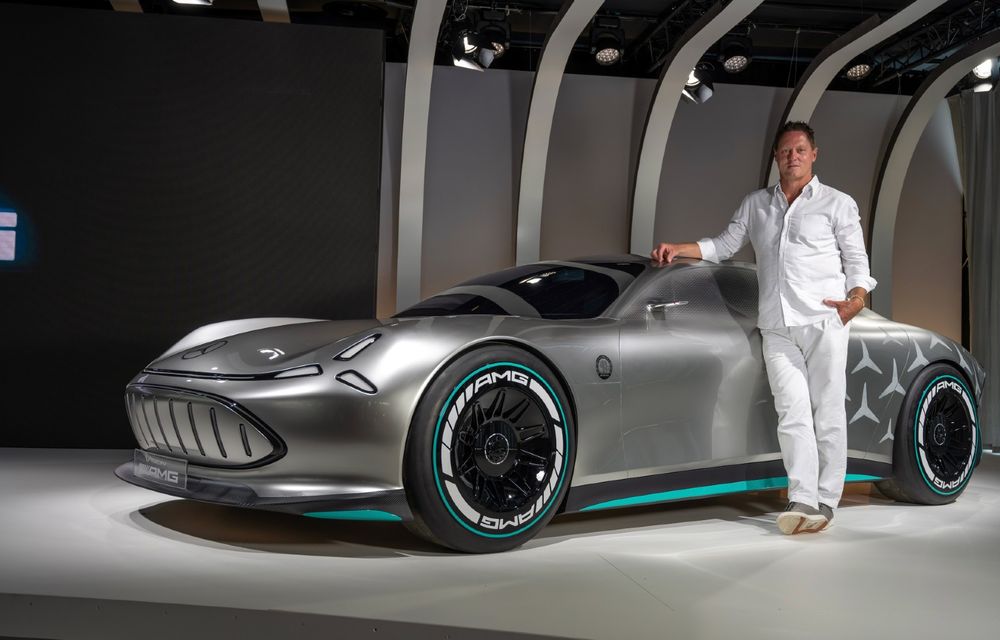 Mercedes Vision AMG, un concept care anunță un viitor rival electric pentru Porsche Taycan - Poza 41