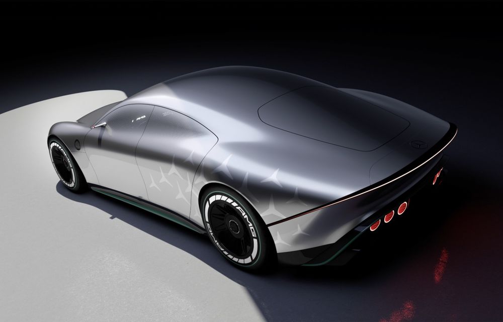 Mercedes Vision AMG, un concept care anunță un viitor rival electric pentru Porsche Taycan - Poza 11