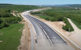 Imagini din dronă cu secțiunea 1 a autostrăzii A1 Sibiu - Pitești. Ar putea fi deschisă anul acesta