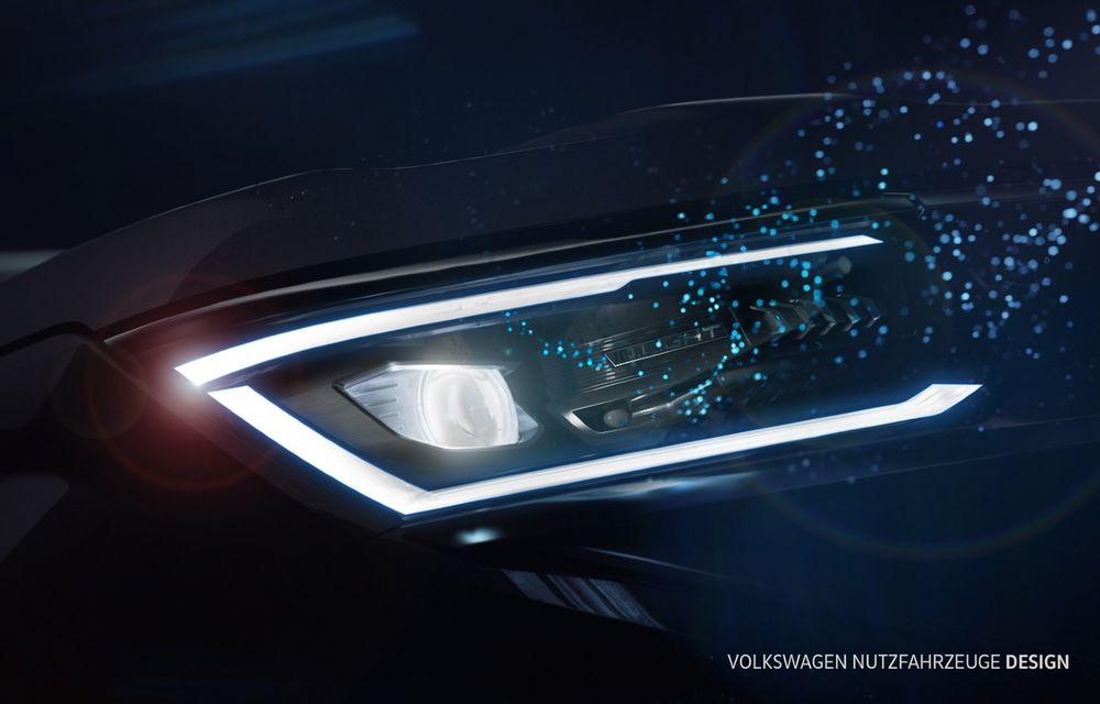 Teaser nou cu viitorul Volkswagen Amarok: va avea faruri LED inteligente IQ Light - Poza 2