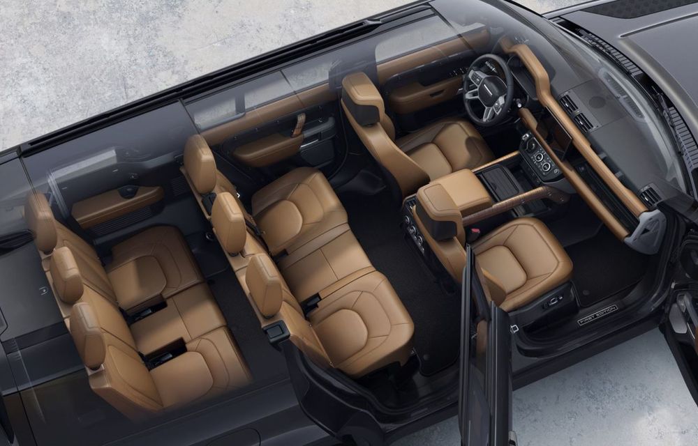 Noul Land Rover Defender 130: spațiu pentru 8 pasageri și până la 400 CP - Poza 26