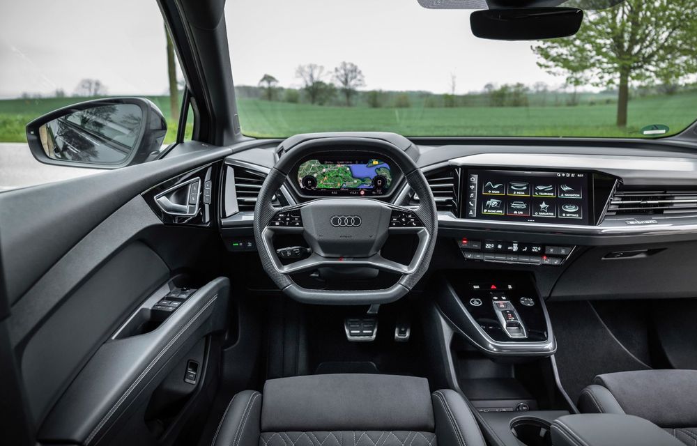 Mașinile din „Aventour la feminin 2022&quot; by Textar: Audi Q4 Sportback E-Tron, un SUV electric cu 299 CP - Poza 8
