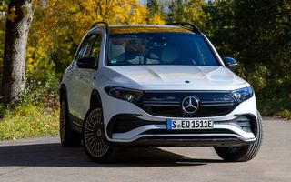 Mașinile din "Aventour la feminin 2022" by Textar: Mercedes-Benz EQB, primul SUV electric cu 7 locuri al mărcii
