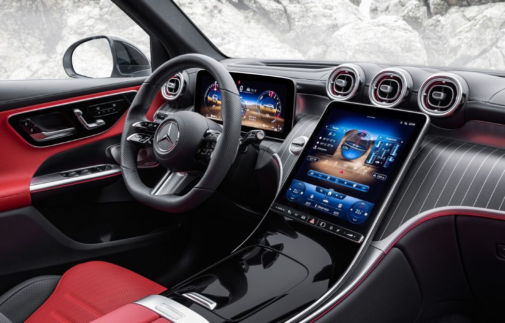 Noul Mercedes-Benz GLC. Schimbări subtile de design, interior nou și motoare electrificate - Poza 65