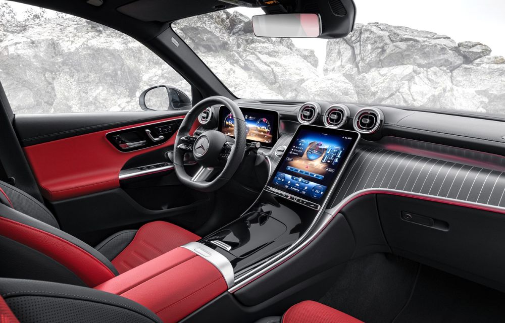Noul Mercedes-Benz GLC. Schimbări subtile de design, interior nou și motoare electrificate - Poza 64