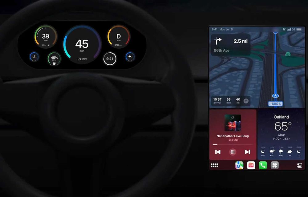 Noua generație Apple CarPlay. Funcționalitate îmbunătățită și personalizare extinsă - Poza 4