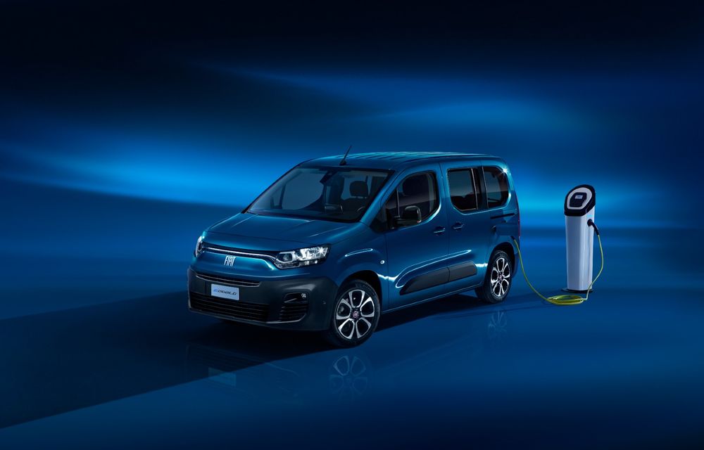 Fiat prezintă noua generație Doblo, cu propulsor electric: autonomie de peste 280 de kilometri - Poza 1