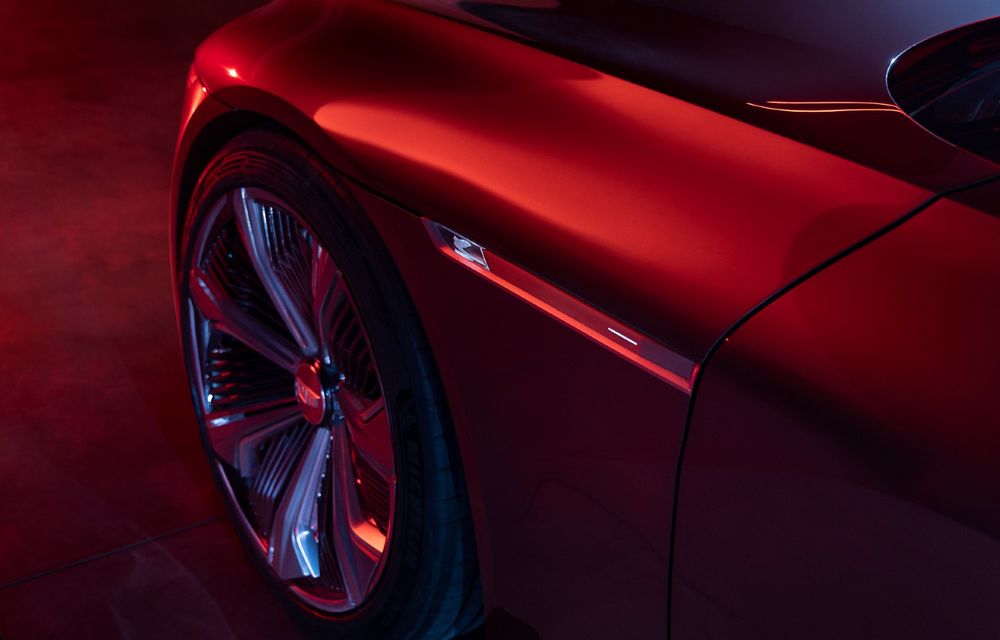 Imagini teaser noi cu Cadillac Celestiq, un viitor rival electric pentru Mercedes EQS și BMW i7 - Poza 1