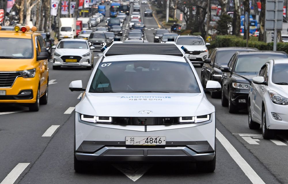Hyundai lansează un serviciu de taxiuri fără șofer în Coreea de Sud - Poza 2