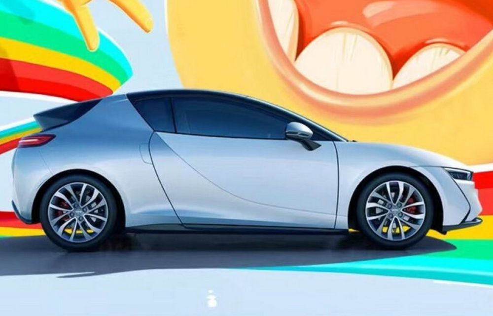 Chinezii prezintă o mașină sport electrică, deghizată în hatchback cu trei uși - Poza 3