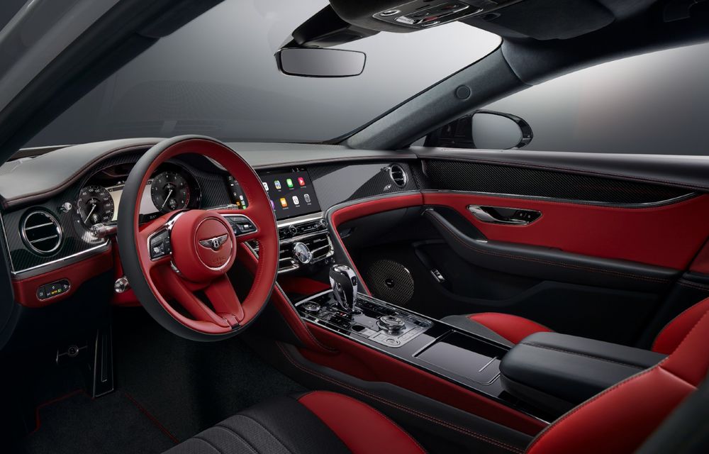 Noul Bentley Flying Spur S debutează cu accente negre și motor V6 hibrid - Poza 5