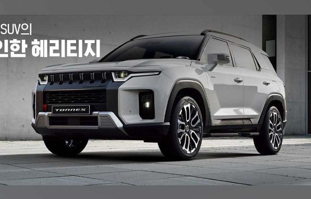 Noul SsangYong Torres debutează în Coreea de Sud cu un design inspirat de modelele Jeep - Poza 1