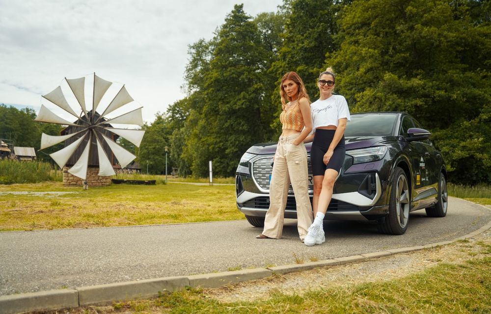 Cum a fost în #Aventour la feminin 2022 by Textar: impresii de la bordul lui Audi Q4 Sportback E-Tron - Poza 49