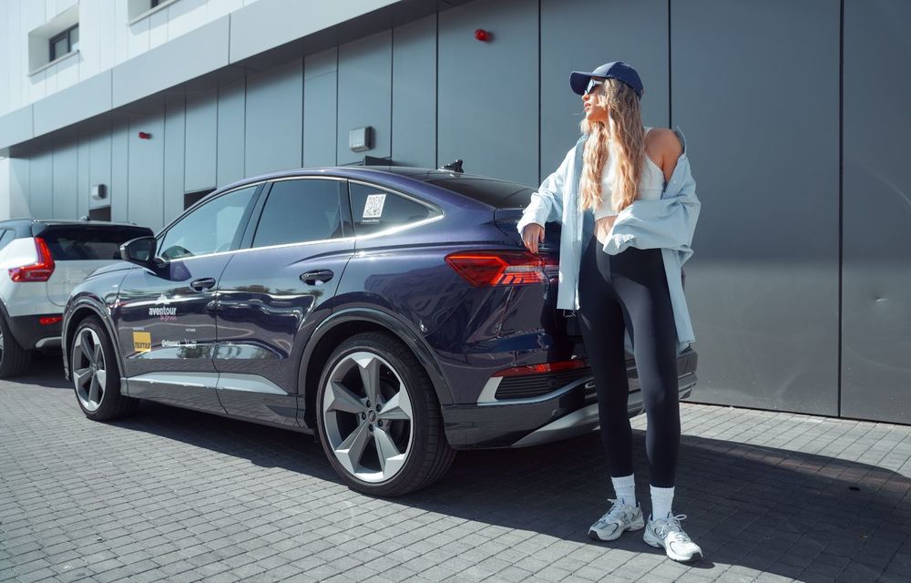 Cum a fost în #Aventour la feminin 2022 by Textar: impresii de la bordul lui Audi Q4 Sportback E-Tron - Poza 21