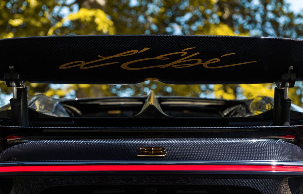 Noul Bugatti Chiron L'Ebe: ediție finală, replicată în doar 3 exemplare - Poza 13