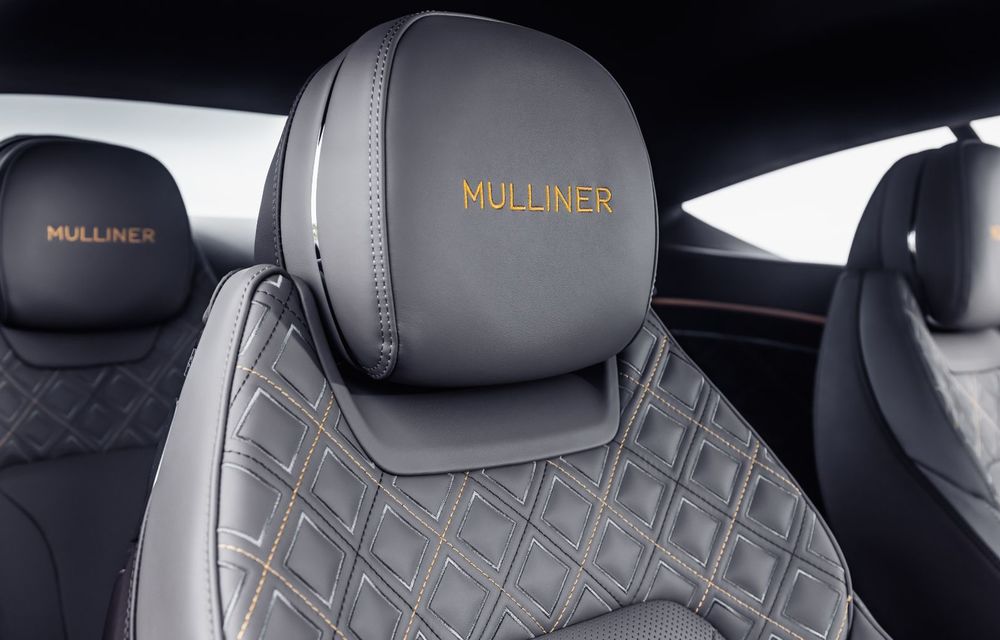 Noul Bentley Continental GT Mulliner: cel mai puternic și luxos Continental GT - Poza 9