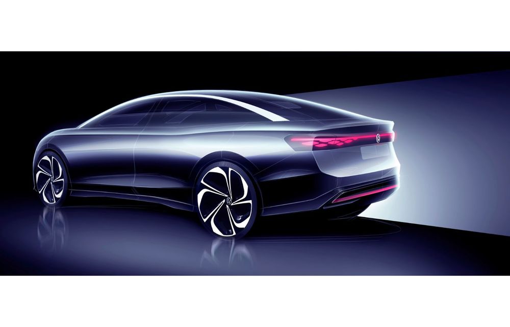 Teaser cu conceptul electric Volkswagen ID Aero. Va fi dezvăluit săptămâna viitoare - Poza 2