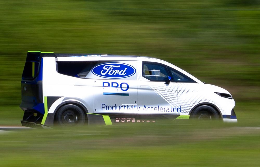 Noul concept Ford Pro Electric SuperVan: 4 motoare electrice și 2.000 CP - Poza 5