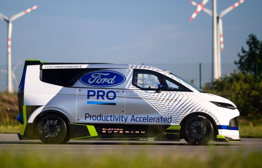 Noul concept Ford Pro Electric SuperVan: 4 motoare electrice și 2.000 CP - Poza 6