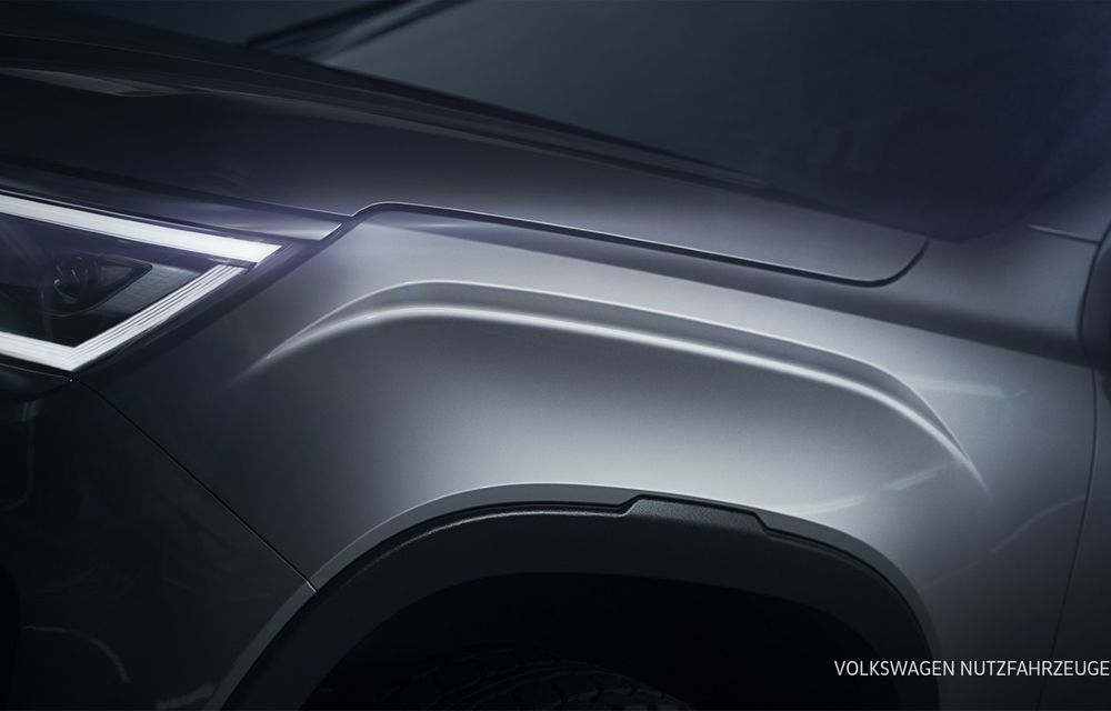 Teaser nou cu viitorul Volkswagen Amarok. Va fi lansat luna viitoare - Poza 1