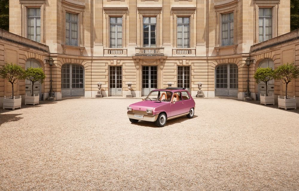Renault 5 Diamant: vechiul model francez, reînviat ca un concept cu volan din marmură - Poza 10