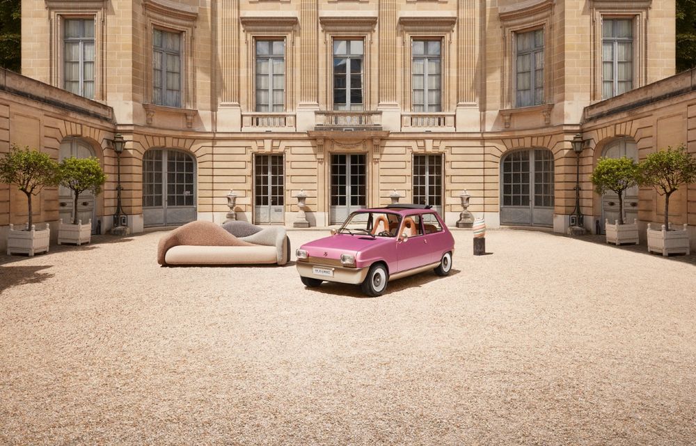 Renault 5 Diamant: vechiul model francez, reînviat ca un concept cu volan din marmură - Poza 5