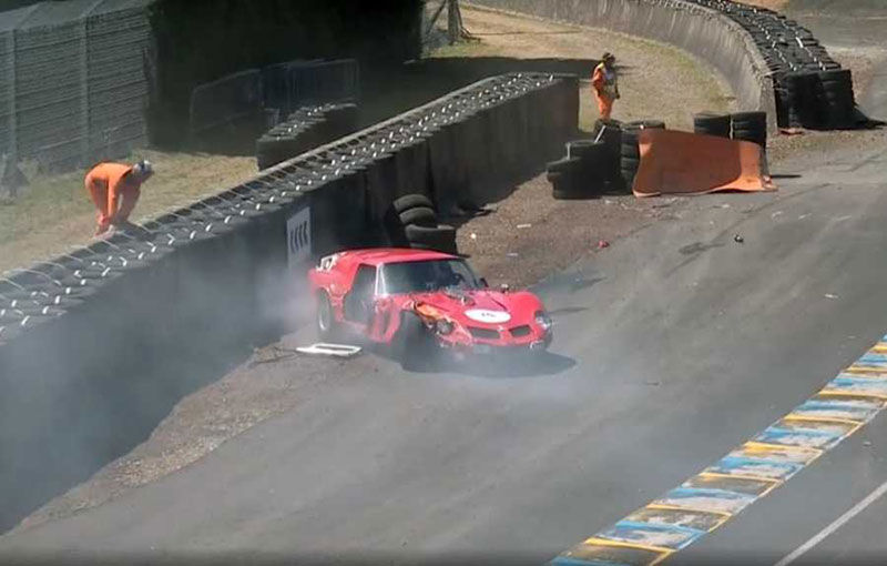Unicul Ferrari 250 Breadvan din lume, avariat la Le Mans. Mașina era estimată la 30 milioane de dolari - Poza 1
