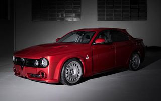 Alfa Romeo Giulia QV, exemplar unicat de 245.000 de euro. Este inspirat de designul anilor ’60