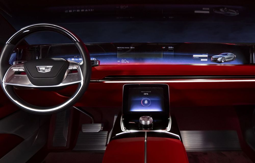 Conceptul electric Cadillac Celestiq este aici: bord digital cu ecran de 55 de inch - Poza 4