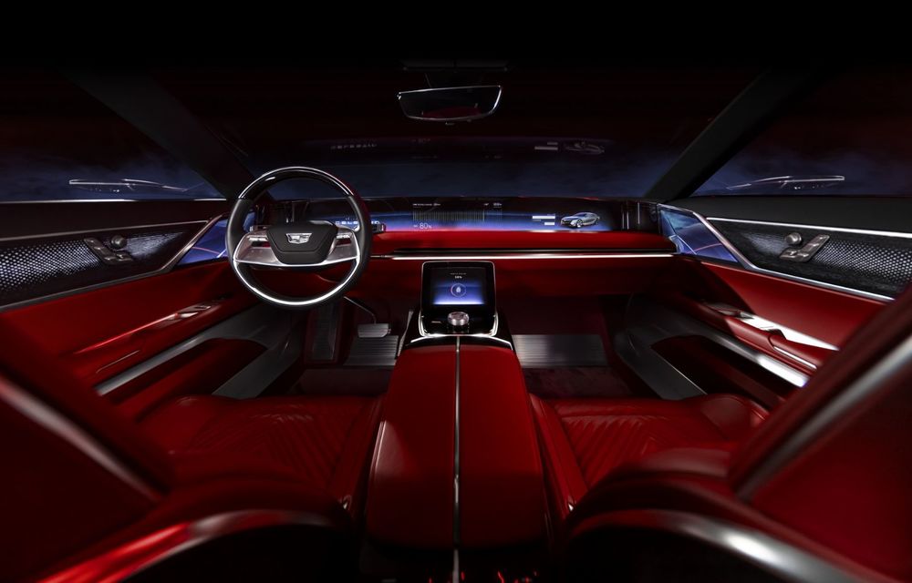 Conceptul electric Cadillac Celestiq este aici: bord digital cu ecran de 55 de inch - Poza 5