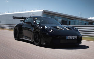 Nouă imagine teaser cu viitorul Porsche 911 GT3 RS: motor de 4.0 litri cu circa 500 CP