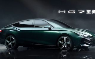 Teasere cu viitorul vârf de gamă MG. Sedanul este destinat pieței din China