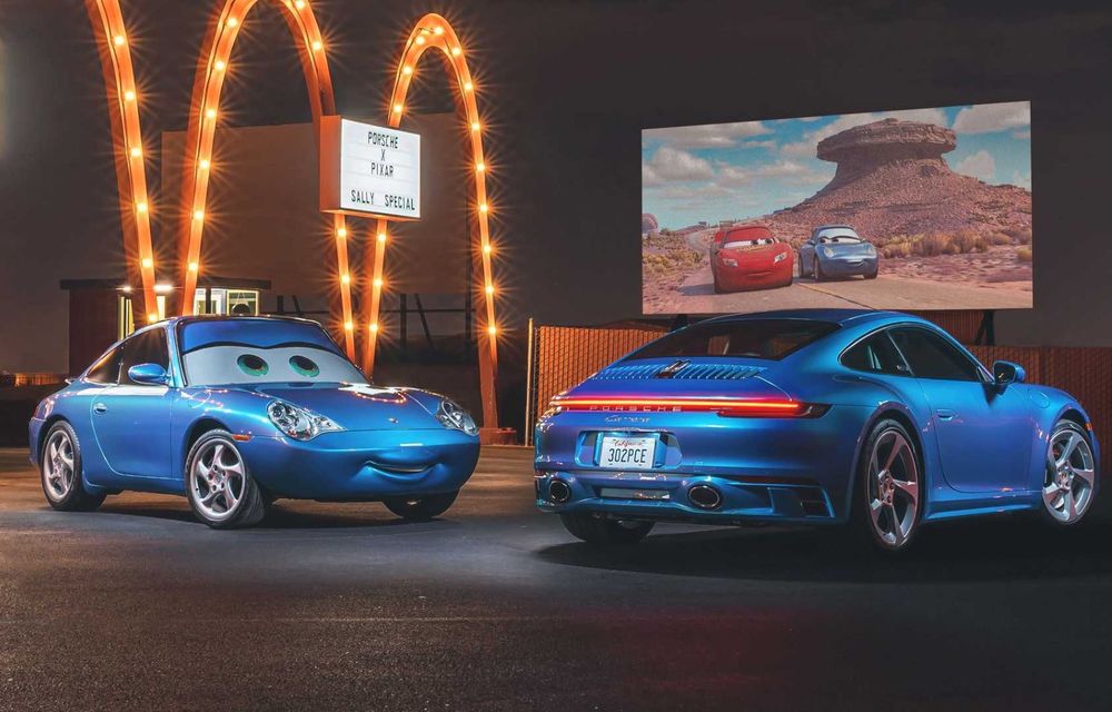 Porsche 911 Sally Special: exemplar unicat, inspirat de Sally din filmul &quot;Cars&quot; - Poza 2
