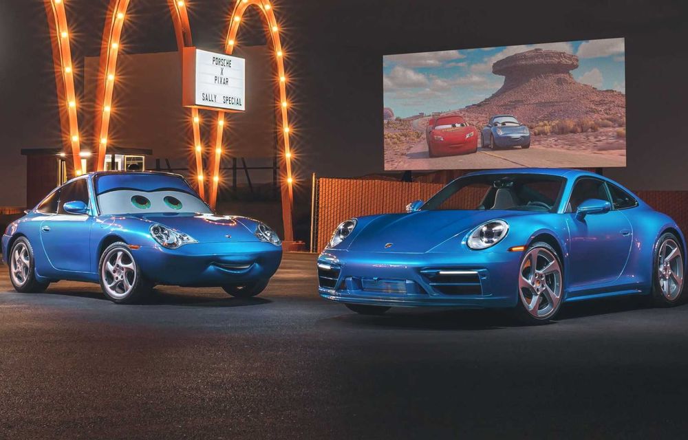 Porsche 911 Sally Special: exemplar unicat, inspirat de Sally din filmul &quot;Cars&quot; - Poza 1